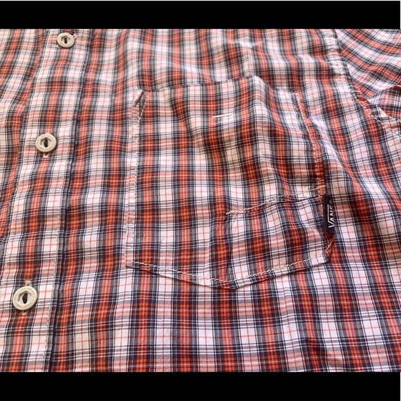 Vans Plaid Button Up Shirt - Men’s Small - Picture 4 of 10